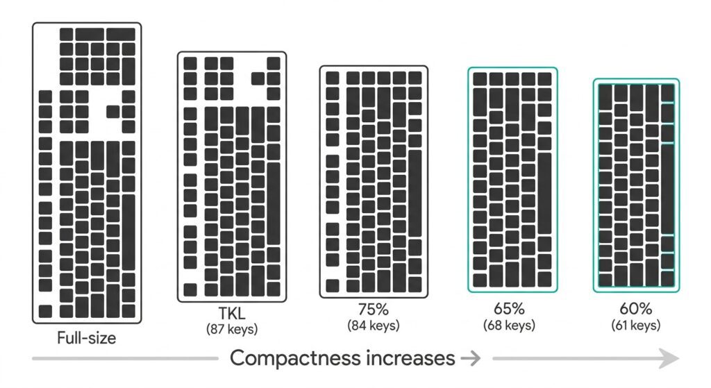 60% keyboard vs 65% Keyboard