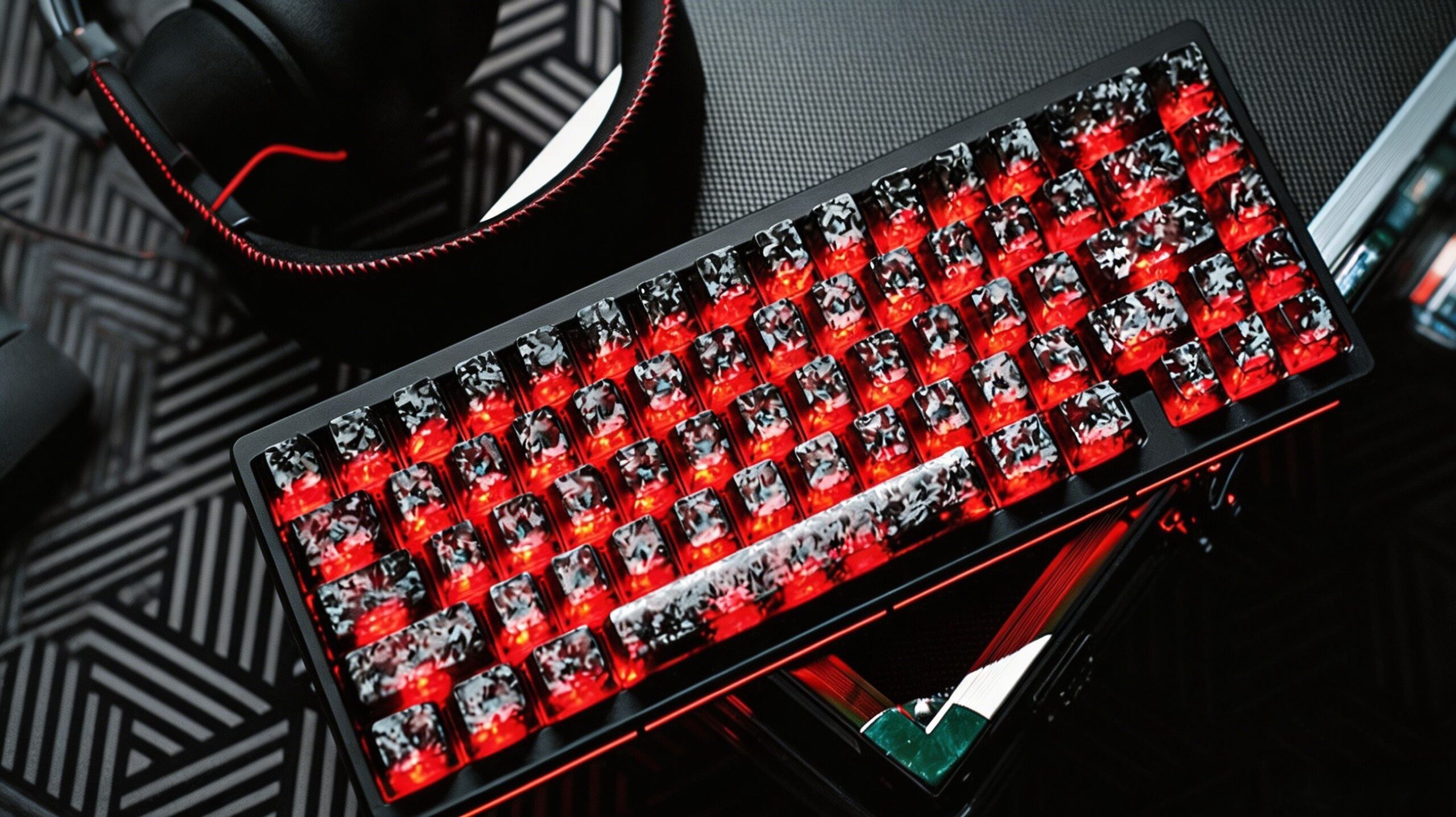 WEIKAV Ice Crackle Translucent Keycaps