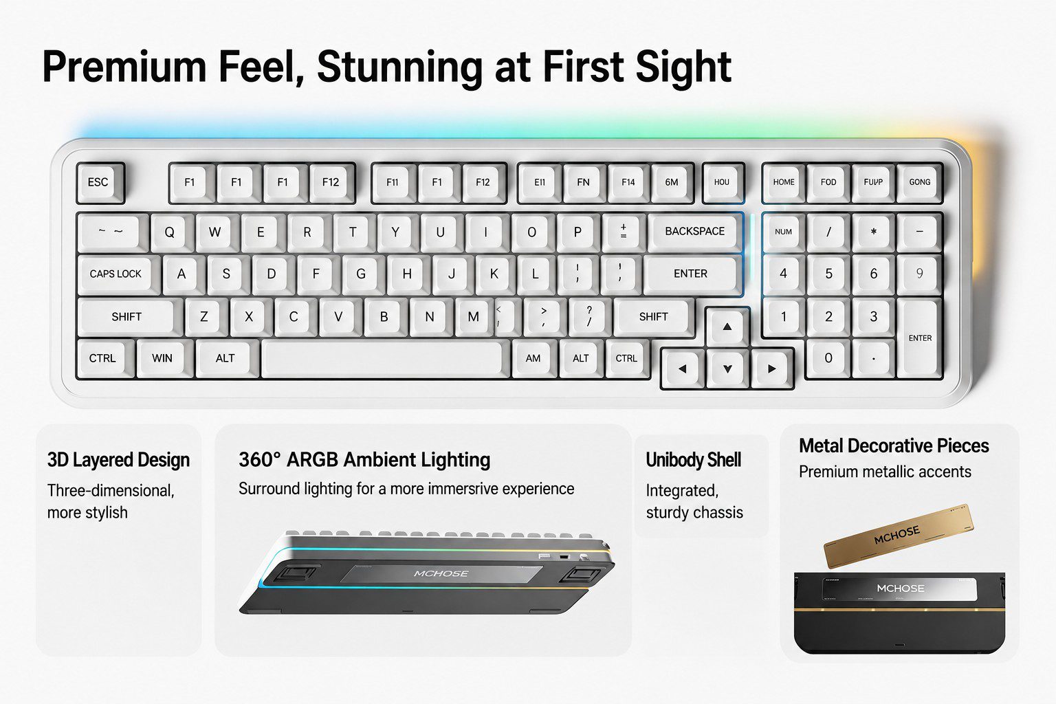 MCHOSE K99 V3 Mechanical Keyboard