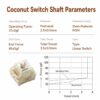 WEIKAV Coconut Latte Switch