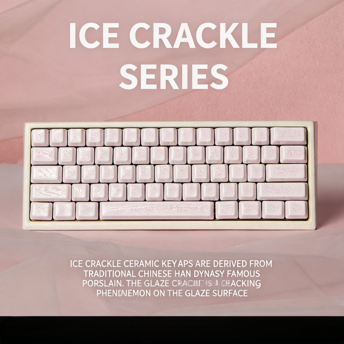HEK Crackle Series Ceramic Keycaps