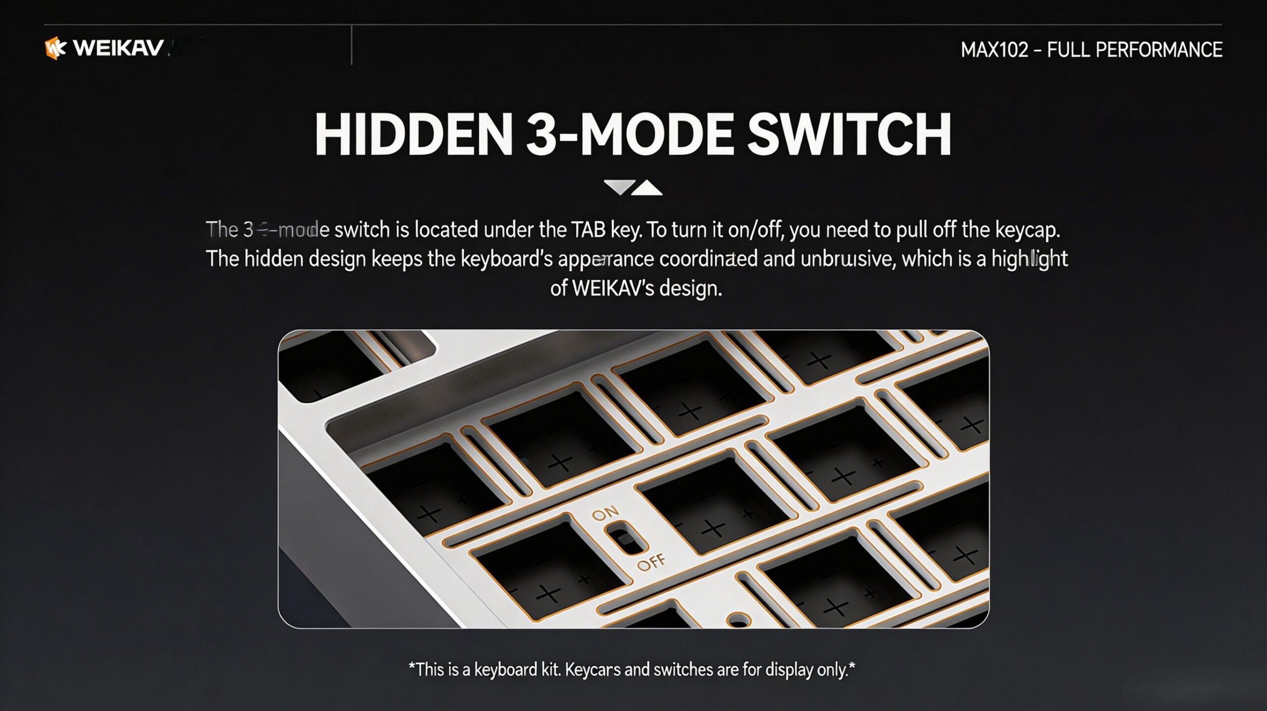 WEIKAV MAX102 Mechanical Keyboard