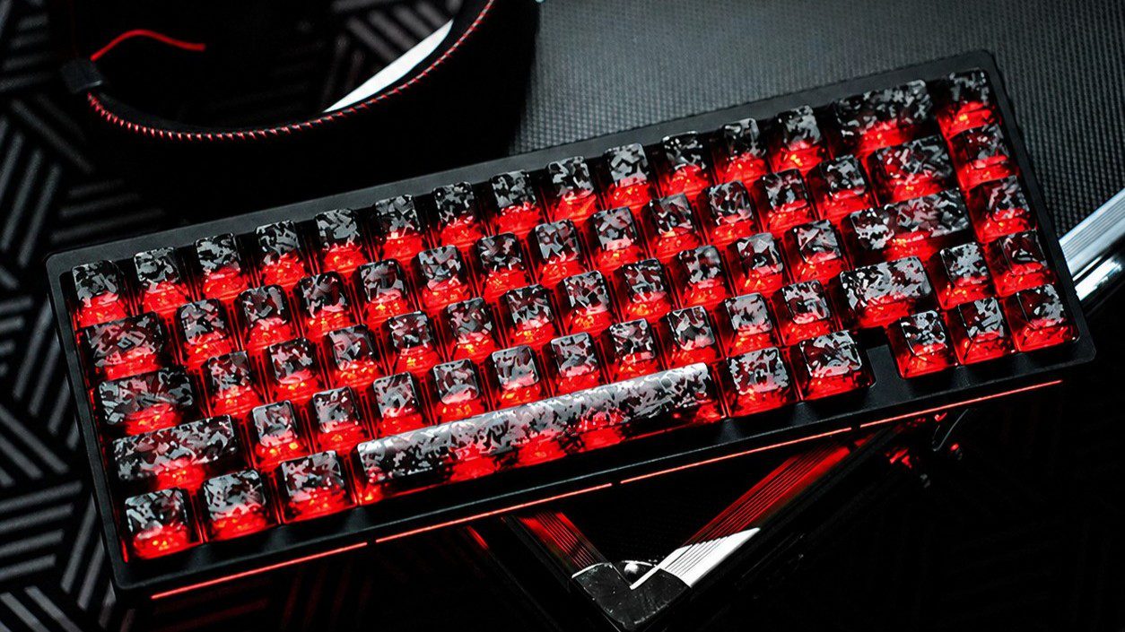 WEIKAV Ice Crackle Translucent Keycaps