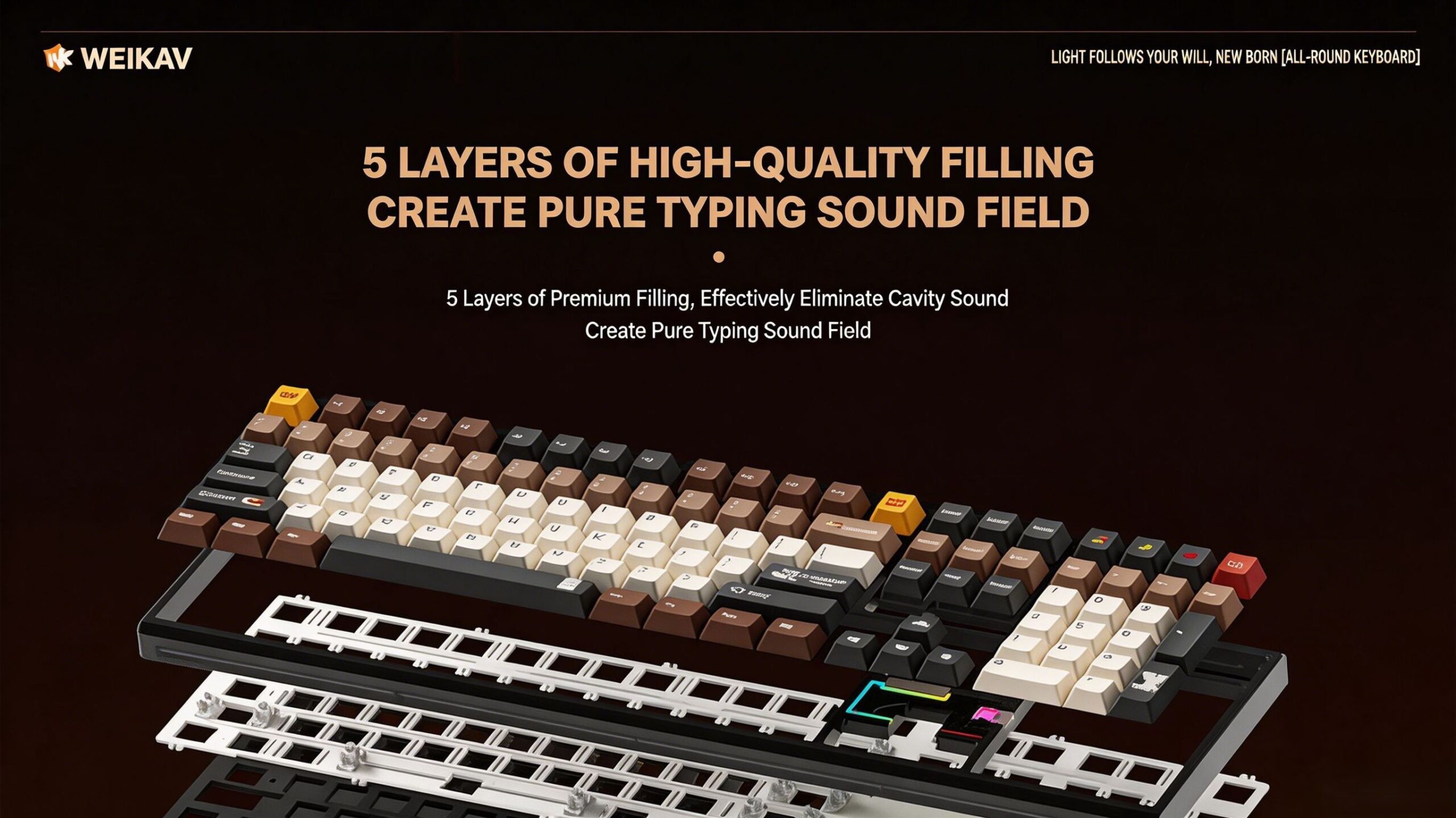 WEIKAV NUT108 Mechanical Keyboard