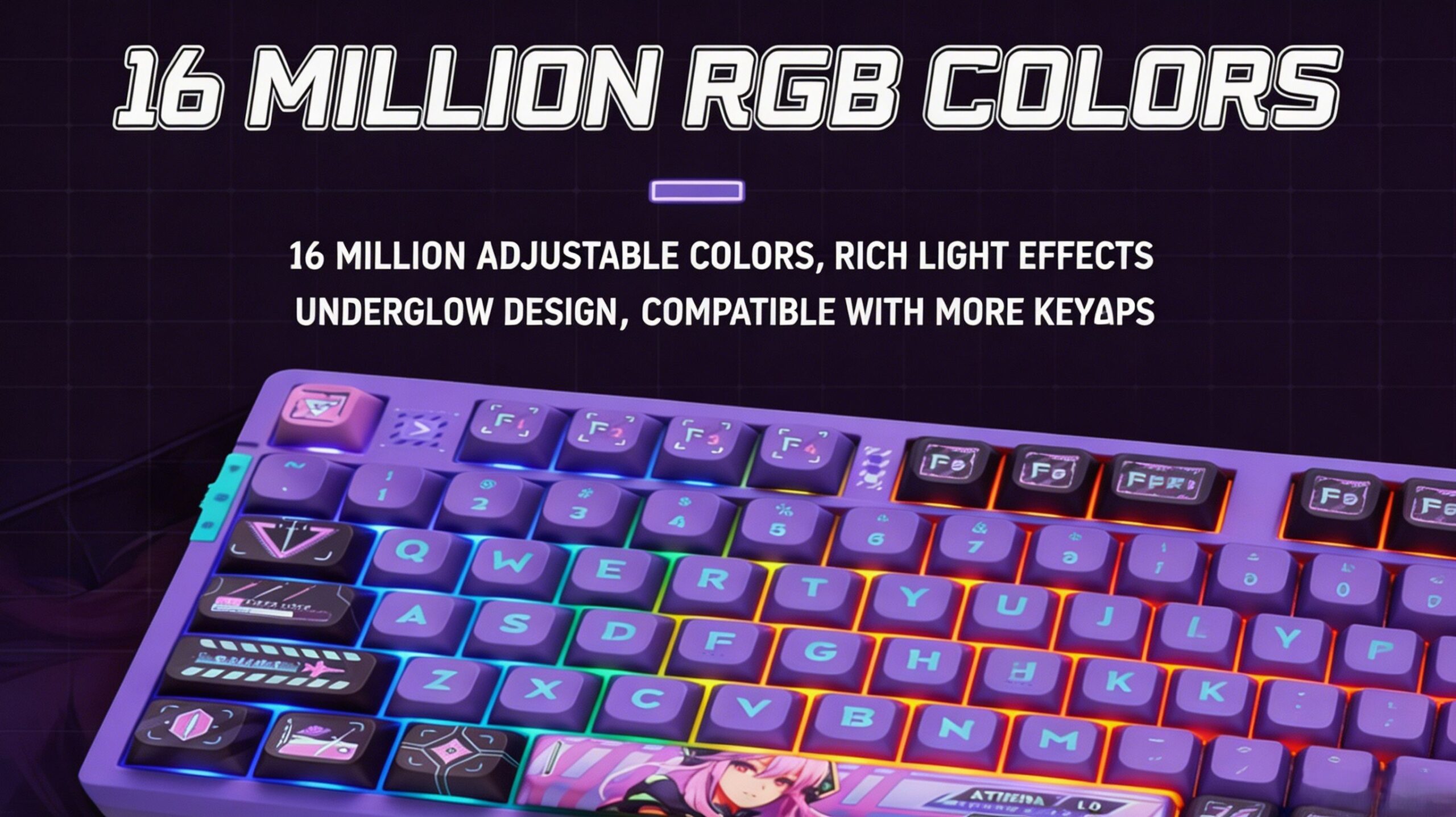 VGN V87 Tri-Mode Mechanical Keyboard