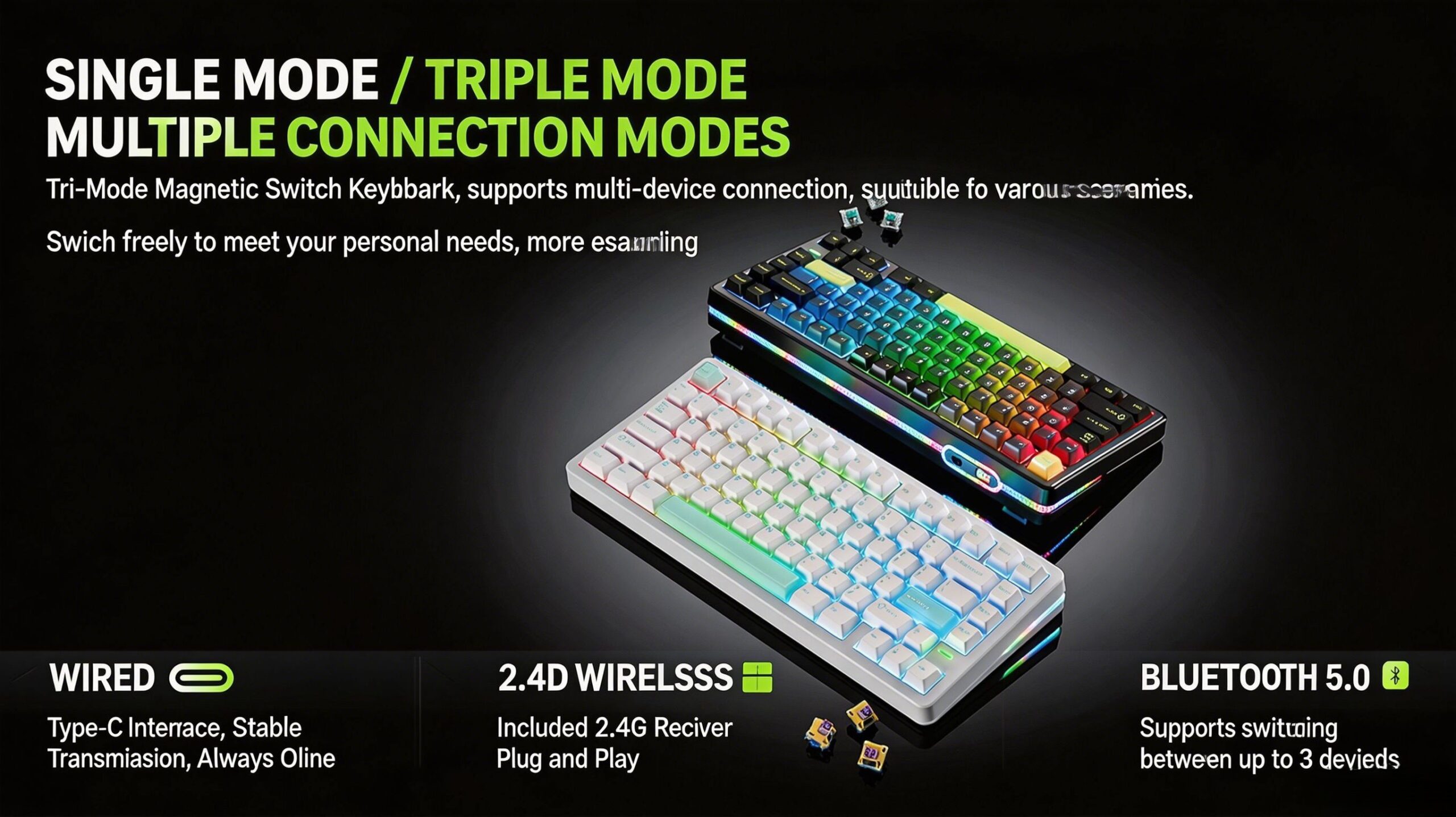 VGN Neon Ultra Hall Effect Keyboard