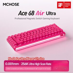 Ace 68 Air Esports Edition Berry Red Mount Tai GT Magnetic Switch