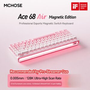 Ace 68 Air Gaming Edition Mist Peach Gradient Fire Magnetic Switch