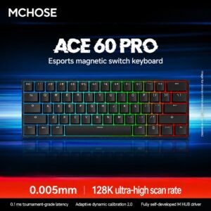 Ace60 Pro Black Blue Ice Hall Effect Switch