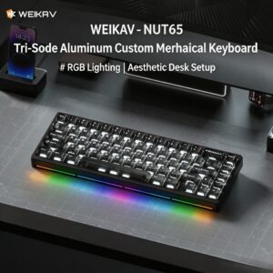 Anodized Black Black Tea Transparent with Coconut Switch