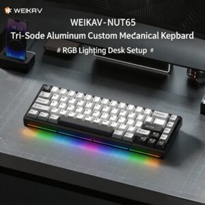Anodized Black PBT Dark Night with Coconut Switch