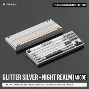 Anodized Silver Night Realm Coconut Switch