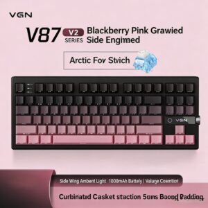 Blackberry Pink Gradient Side-Printed Arctic Fox Switch