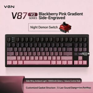 Blackberry Pink Gradient Side-Printed Night Demon Switch