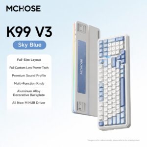 Clear Sky Blue Kailh BOX Ice Cream Linear Switch