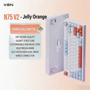 Dynamic Gold Switch Jelly Orange Wired