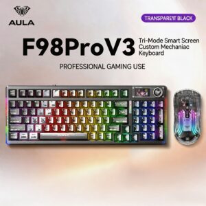 Fantasy Black Keyboard & Mouse Set Meteor Ice Cream Switch