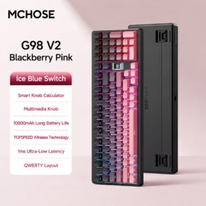 G98 V2 Blackberry Pink Ice Blue Switch