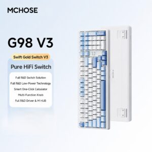 G98 V3 Clear Sky Blue TTC Fast Gold Switch