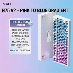 Glacier Pro Switch Pink-Blue Gradient Tri-Mode