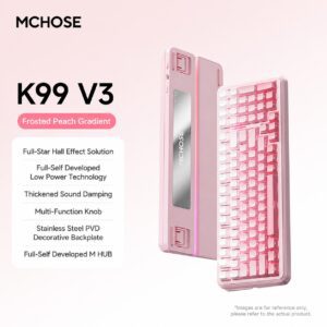 Misty Peach Gradient Kailh BOX Ice Cream Linear Switch