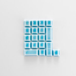 Blue Crackle - White - C