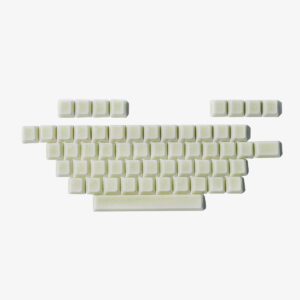 Green Crackle - White - A