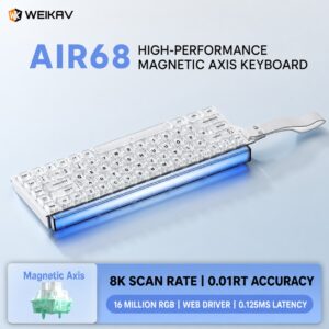 Transparent Keycap Magnetic Cloud Switch