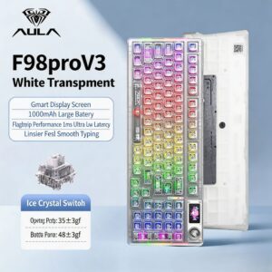 White Transparent Ice Crystal Switch