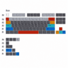 HEK Atomic Breath Metallic Cherry Profile Keycap Set