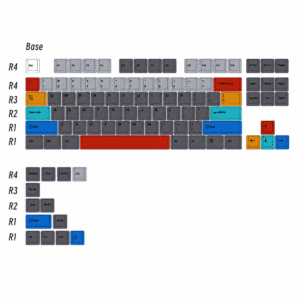 HEK Atomic Breath Metallic Cherry Profile Keycap Set