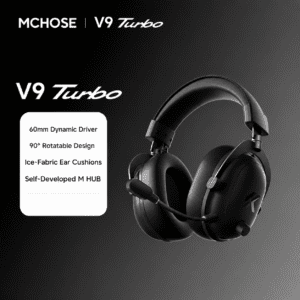 V9 Turbo Gunmetal Black with 60 mm Large Dynamic Driver