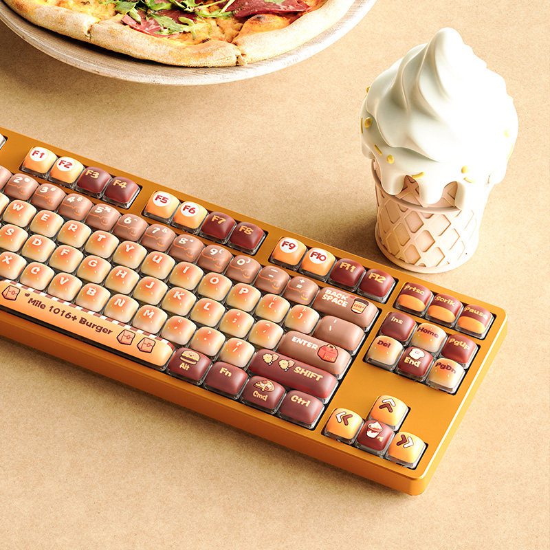 HEK Meow Meow Fast Food Photography Keycaps