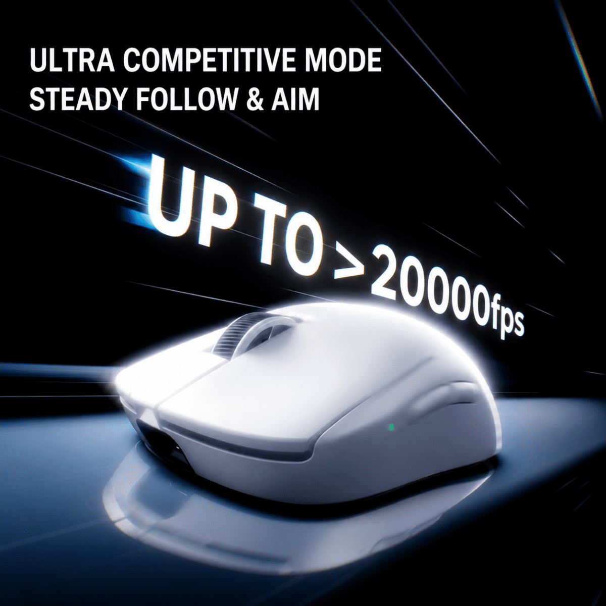 MCHOSE A7 V3 Ultra Pink Tri-Mode Wireless Gaming Mouse