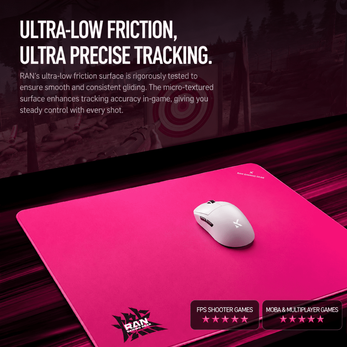 MCHOSE Run+ Gaming Mouse Pad