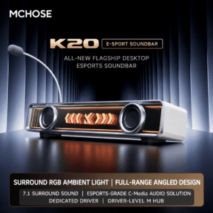 K20 Black with Detachable Microphone