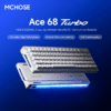 MCHOSE Ace 68 Turbo Magnetic Switch Mechanical Gaming Keyboard - Pink
