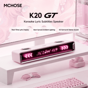 K20 GT Pink Lyric Display + Four Speakers