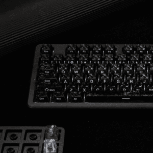 HEK Carbon Texture Side-Printed 87-Key Keycap Set