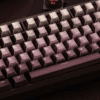 HEK Pink Gradient Metallic Paint OEM Keycap Set