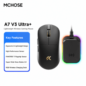 A7 V3 Ultra+ Black Gold PAW3955TI+ + Wireless
