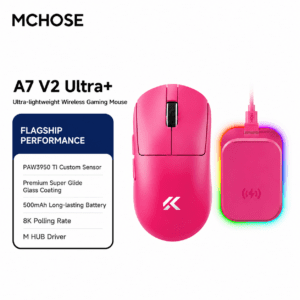 A7 V2 Ultra+ Red Wireless