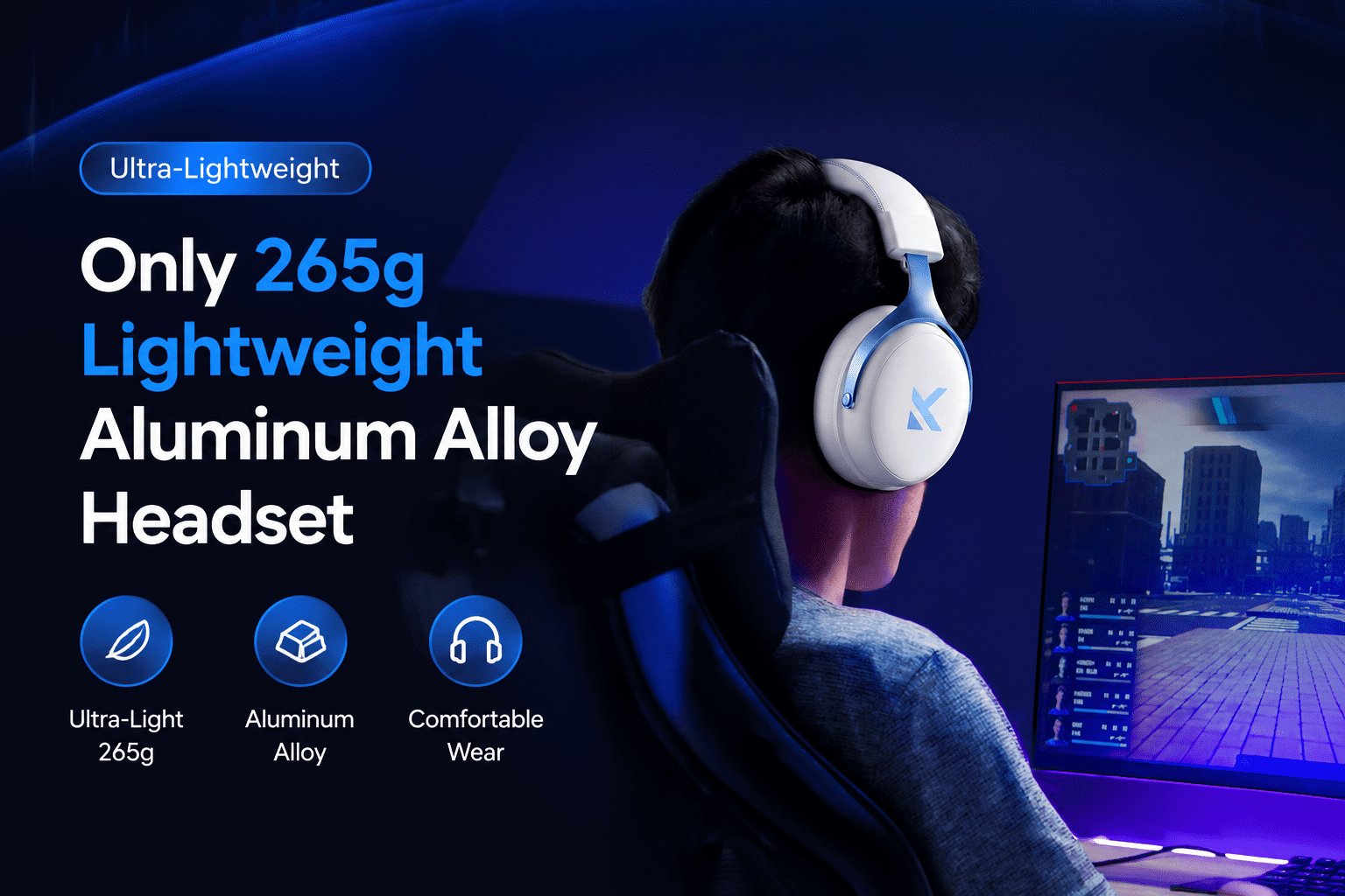 MCHOSE V9 Pro Wireless Gaming Headset