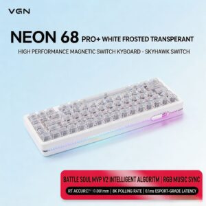 Neon68 Super Edition+ Tianba Switch White Frosted Translucent