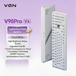 Flash Gold Switch - Cloud White Dual 8K