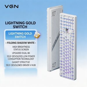 Flash Gold Switch - Fold White Dual 8K