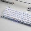 HEK White PBT Shine-Through 118-Key Keycap Set