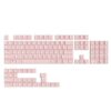 Black Hangul Translucent Keycaps