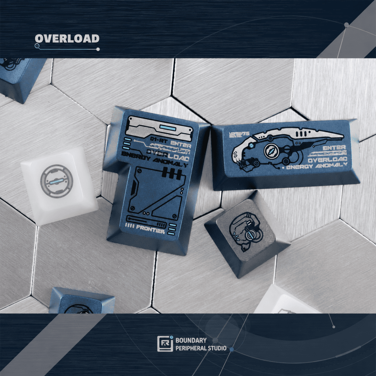 FRONTIER Overload Theme 186-Key Keycap Set