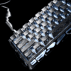 HEK Silver Carbon Keycaps